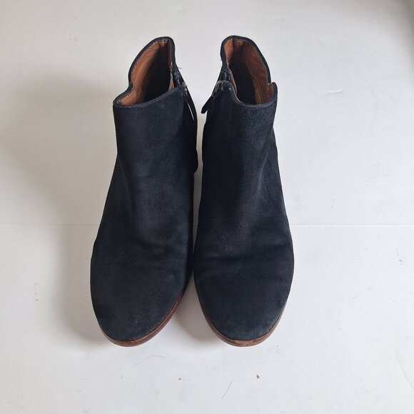 Sam Edelman petty black Suede Booties 6M - Picture 1 of 5